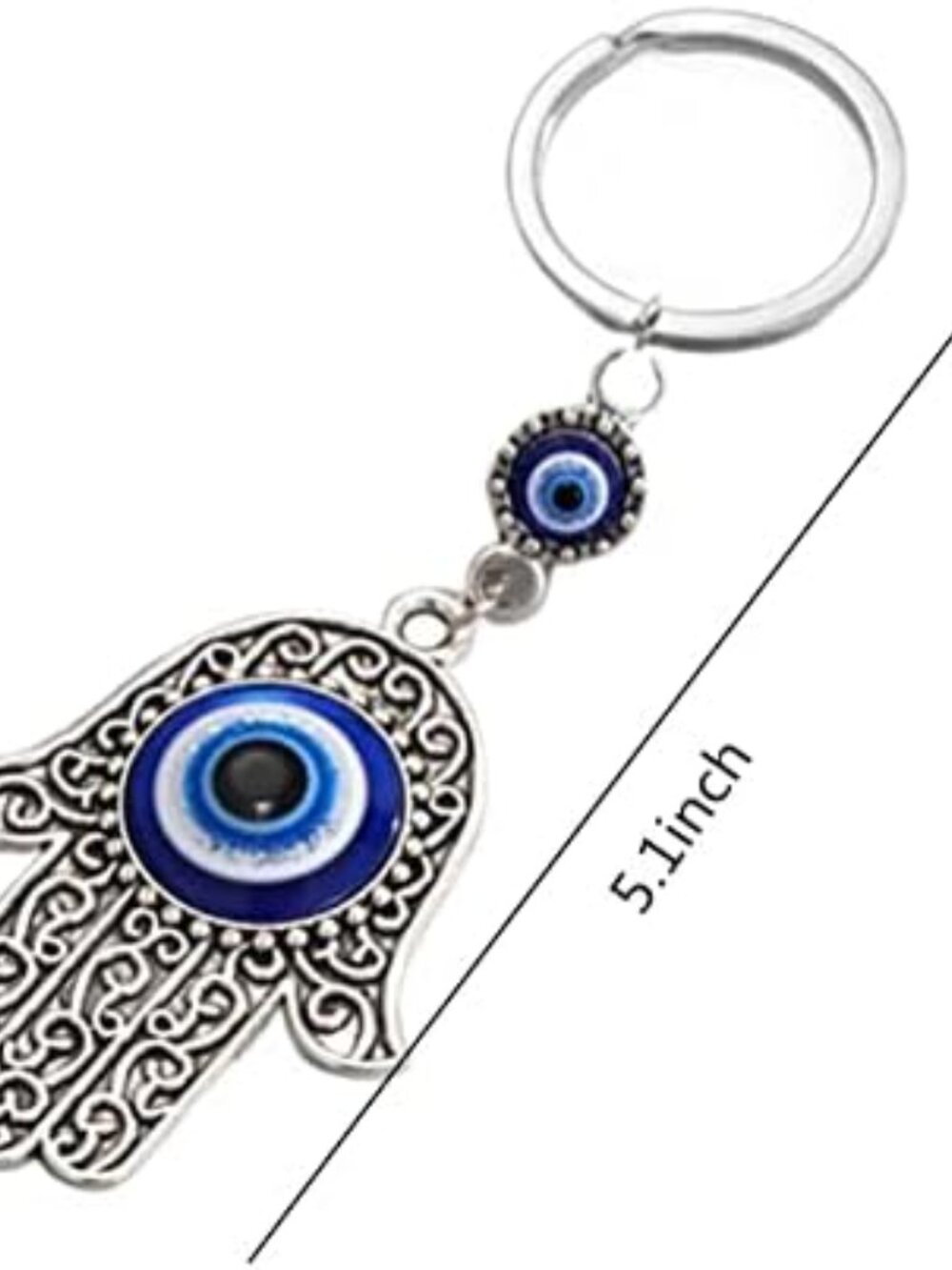 Hamsa & Evil Eye Protection Keychain ✨ - Picture 4 of 4